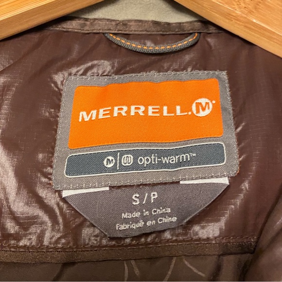 Merrell Brown Puffer Coat - Picture 3 of 6